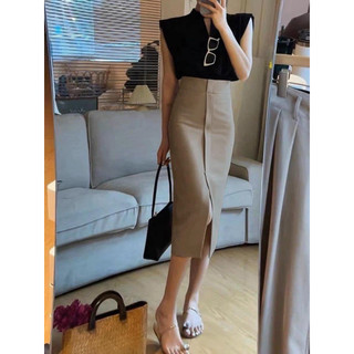 CHÂN VÁY LI DỌC TÚI TRƯỚC 🌿
