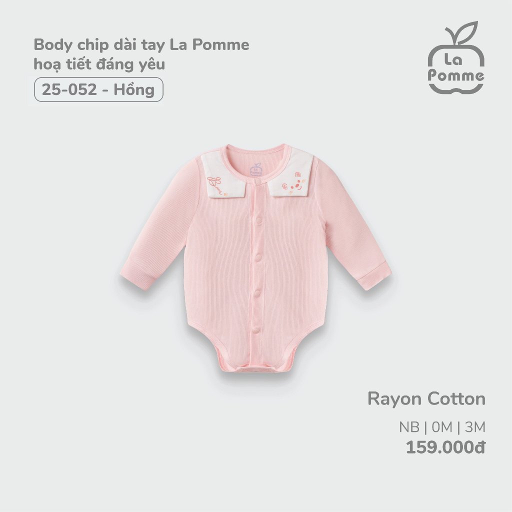 La pomme Bộ dài tay cài chéo cho bé sơ sinh mùa thu đông BST họa tiết mèo mẫu mới 2023