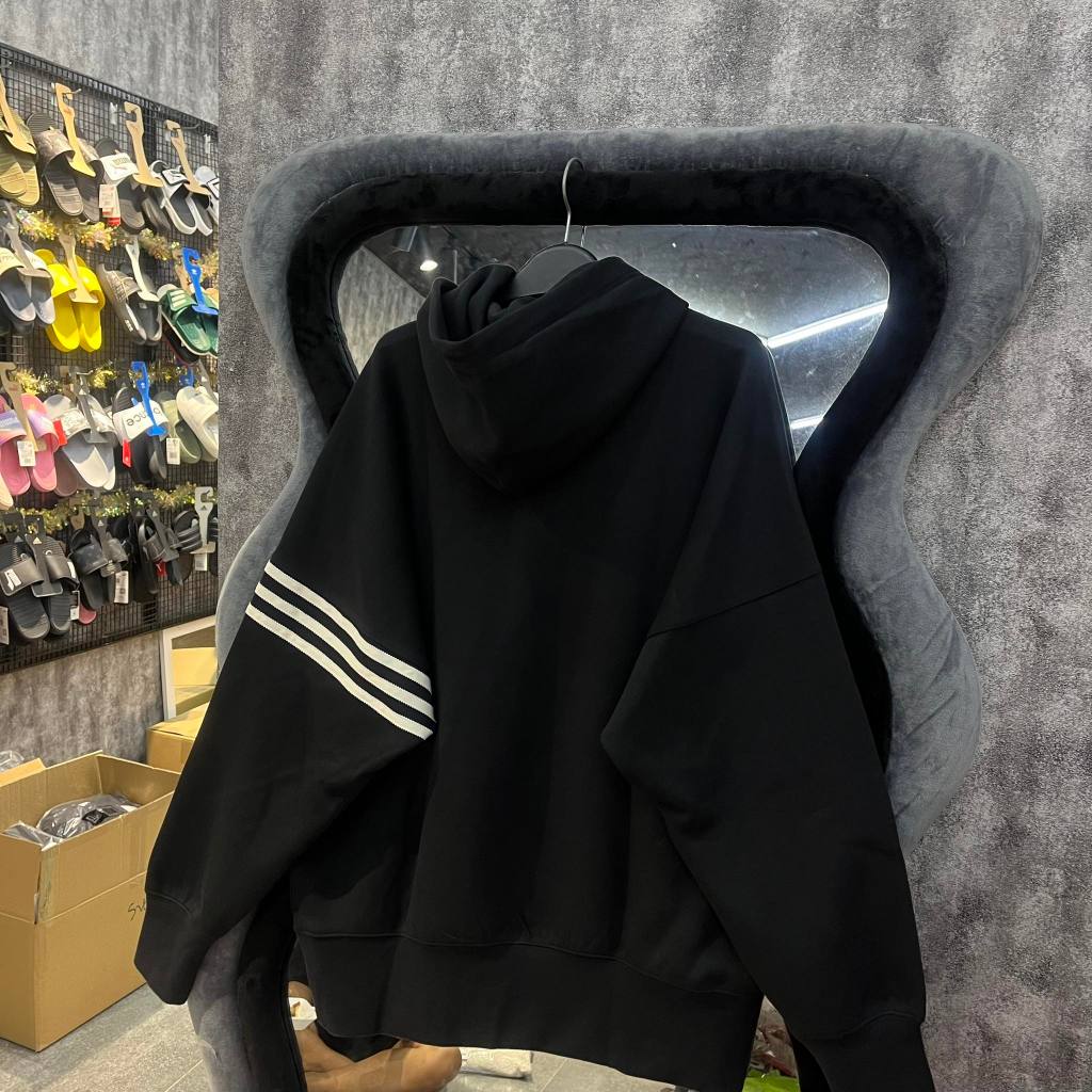 Áo Hoodie Chính Hãng Adidas Neuclassics Adicolor Shop Xám Store