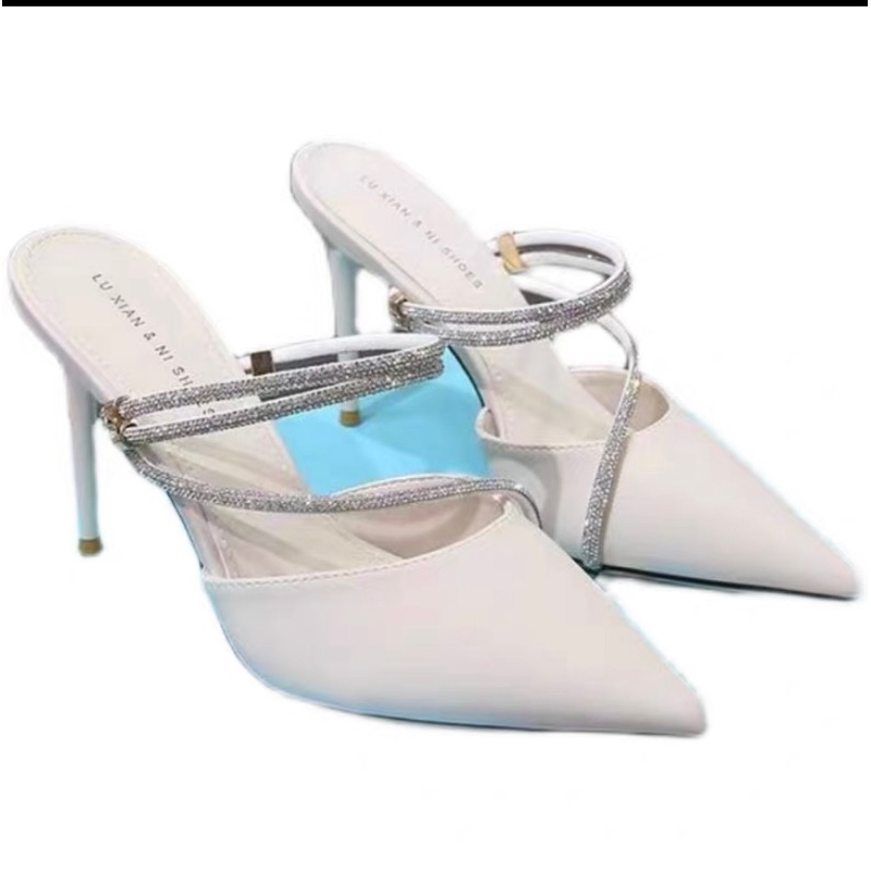 Giày cao gót dây đá gót nhọn 7 phân  sang trọng  hot trend 2023 Mã T48