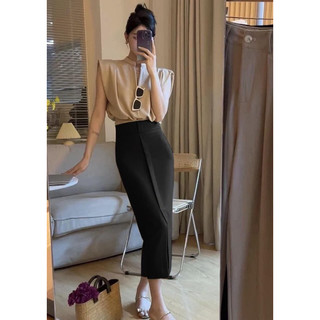 CHÂN VÁY LI DỌC TÚI TRƯỚC 🌿