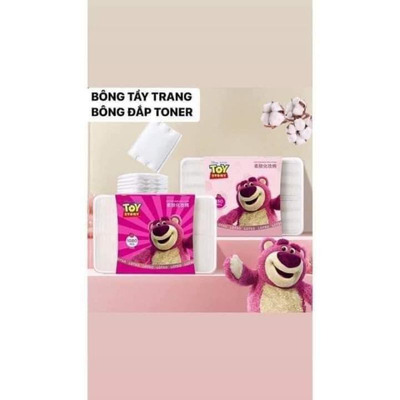 Bông tẩy trang bịch gấu fâu