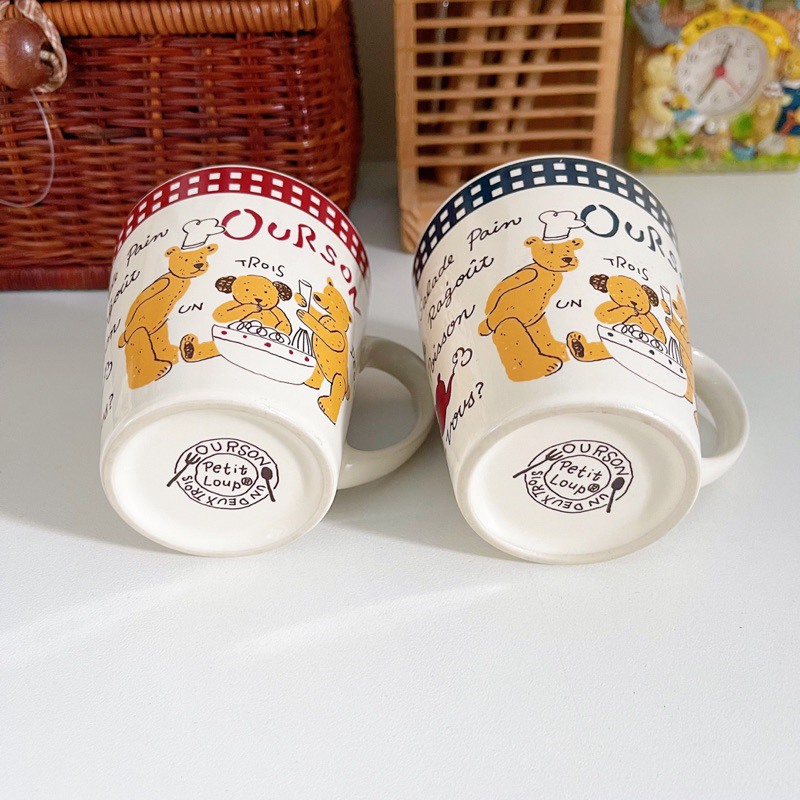 Ly gốm gấu Ourson