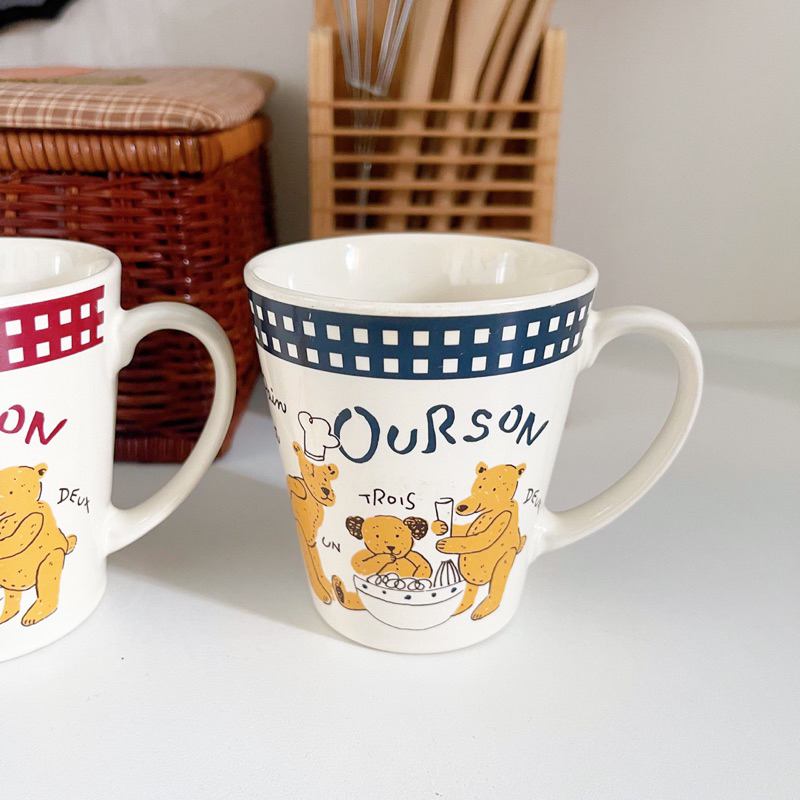 Ly gốm gấu Ourson