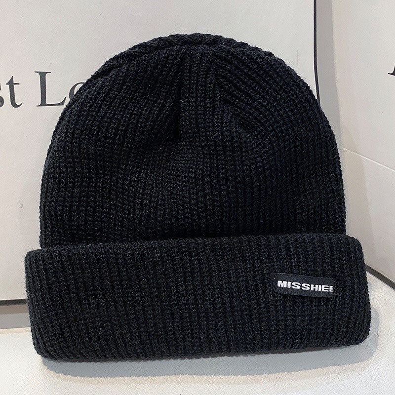 Mũ len dệt kim thời trang nam nữ