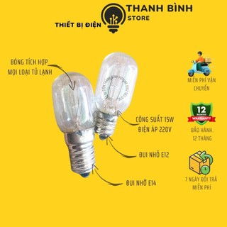 Bóng đèn lò vi sóng, bóng tủ lạnh công suất 15w đui xoáy e12/ e14 chất lượng tốt