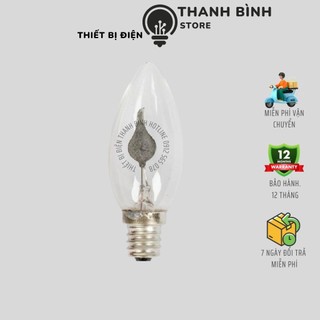 Bóng Đèn Led Hình Ngọn Lửa Nhấp Nháy Cho Đèn Thờ 3W Đui E12