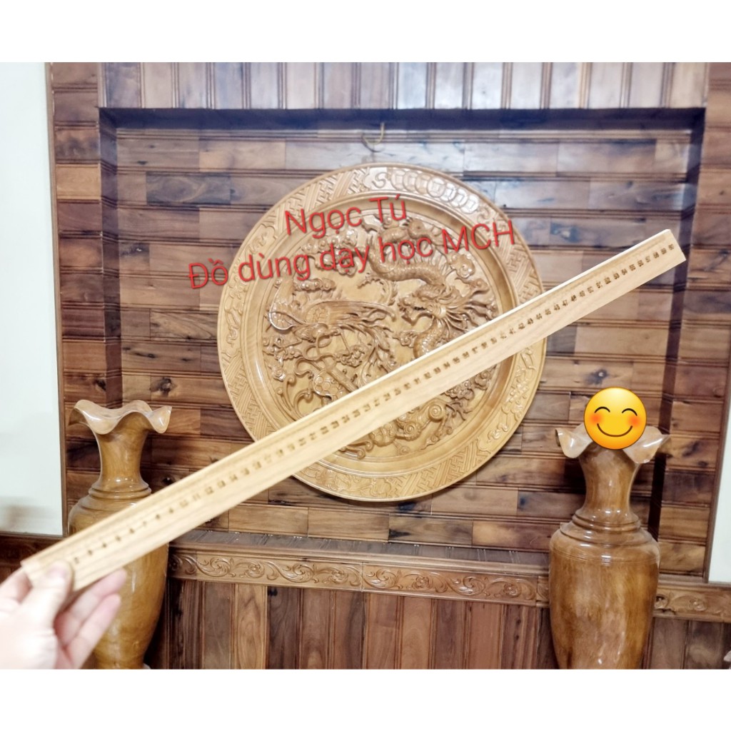 Thước gỗ sồi dài 60cm, 50cm