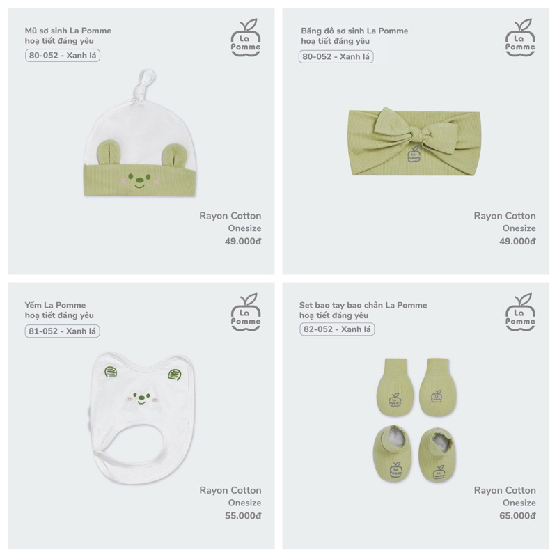 Phụ kiện Mũ, Băng đô, Yếm, BTBC sơ sinh siêu xinh dành cho bé yêu