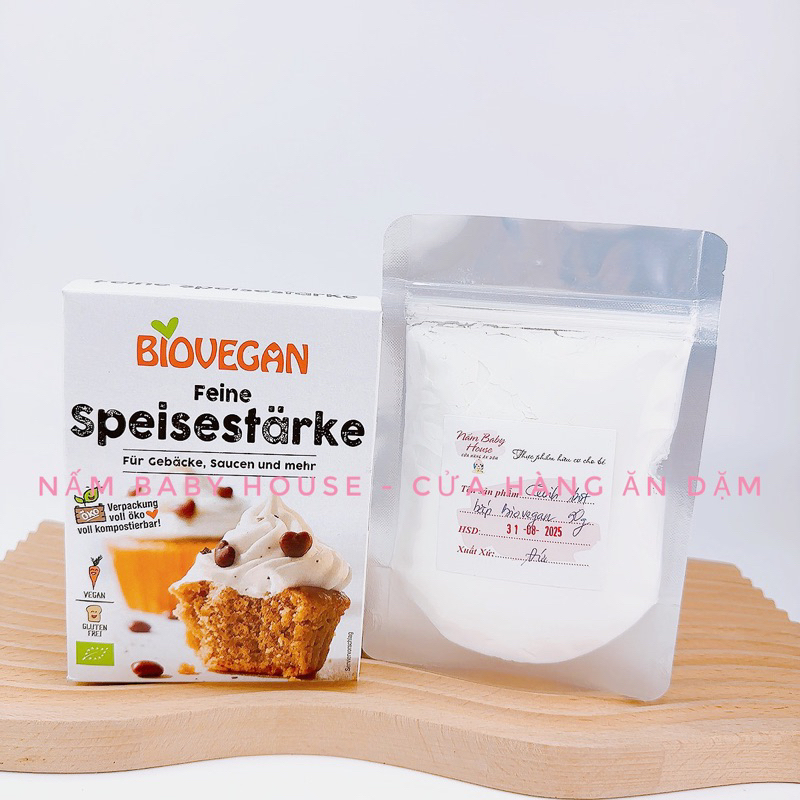 Date 4/2024 |Tách lẻ| Bột hữu cơ làm bánh cho bé, bánh pancake,bánh muffin- bột mì, gelatin, tinh bột bắp