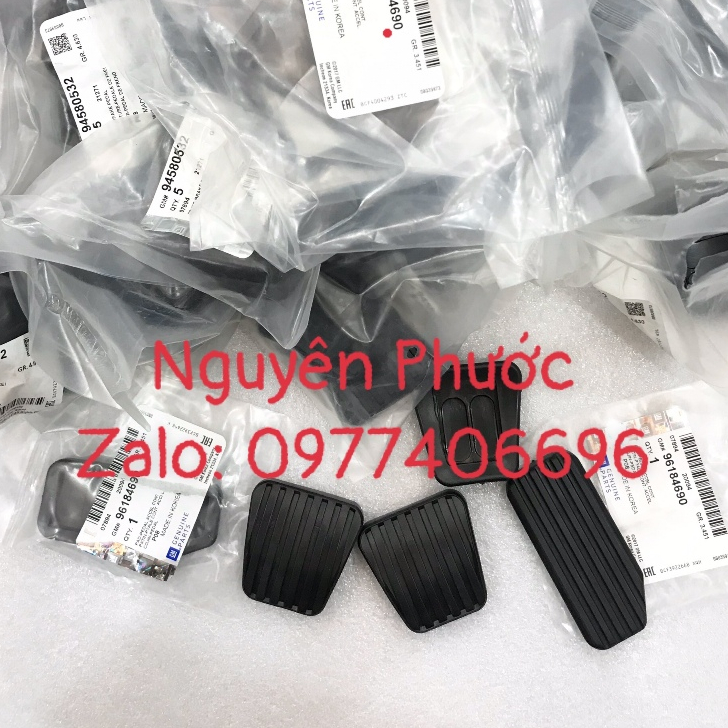 Cao su chân côn, phanh, ga  hàng xịn GM Nubira, Lanos, Gentra, Aveo...