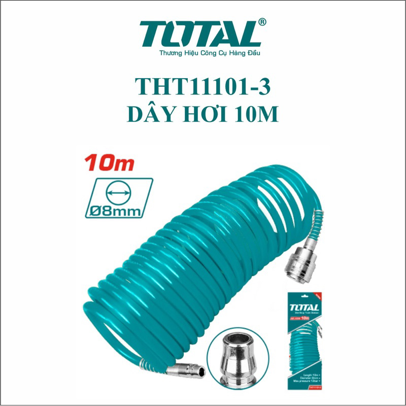10mét Dây hơi khí nén TOTAL THT11101-3 (Chính hãng TPC)