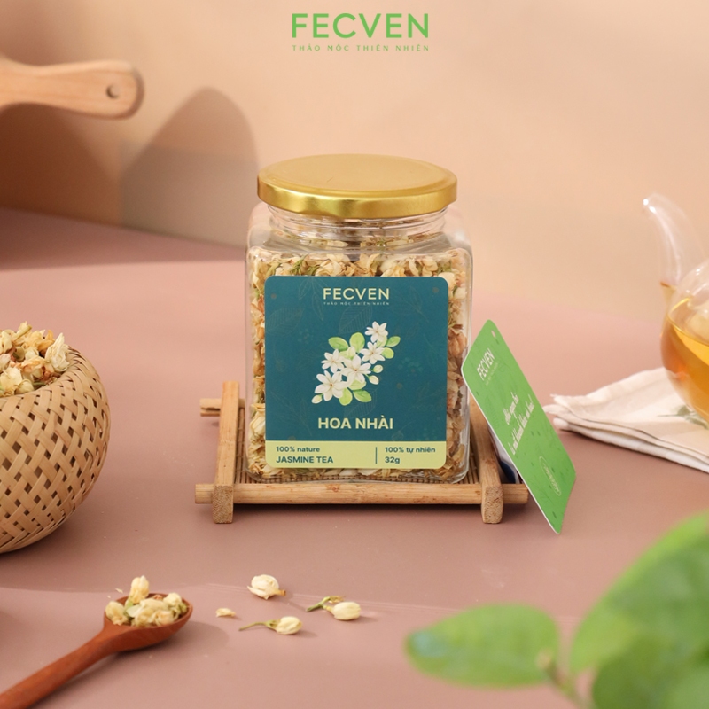 Trà Hoa Nhài Fecven – Giúp Thanh Nhiệt, Mát Gan, Ngủ Ngon, Tăng Cường Miễn Dịch, Giảm Mỡ Máu, Kiểm Soát Đường Huyết