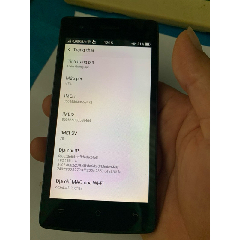 Điệ  thoại oppo Neo 5