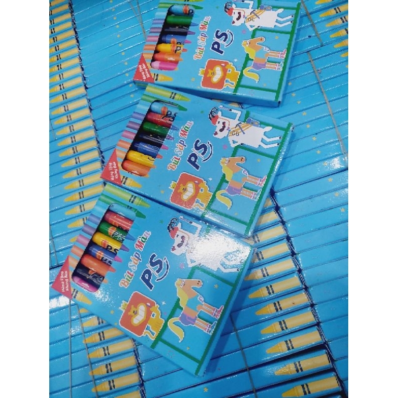 Họp màu sáp 8 cây quà tặng từ PS