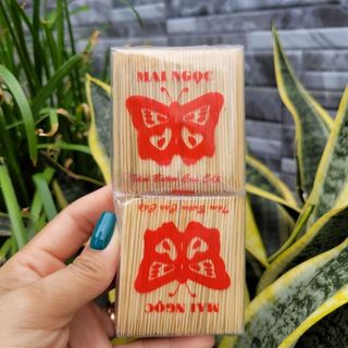 Lốc 10 gói tăm xỉa răng mẫu con bướm