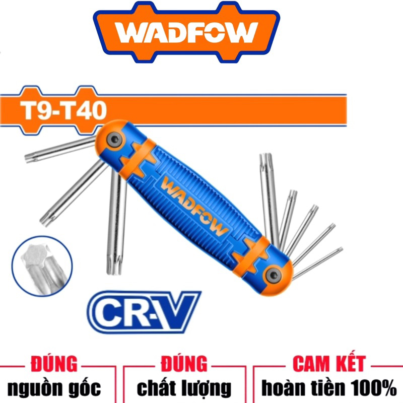 ĐỒ NGHỀ WADFOW Bộ 8 chìa lục giác sao T9- T40 WHK3281