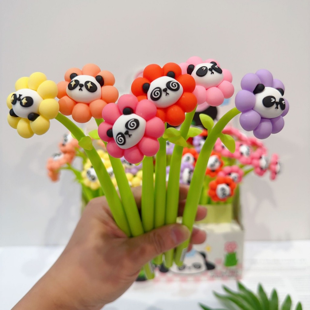 Bút hoa dẻo, Bút silicon nhiều hình đáng yêu ngộ nghĩnh, bút bi đầu cao su, bút bi cute