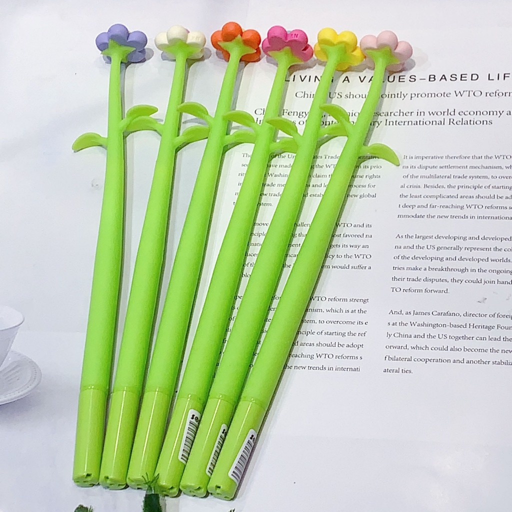 Bút hoa dẻo, Bút silicon nhiều hình đáng yêu ngộ nghĩnh, bút bi đầu cao su, bút bi cute