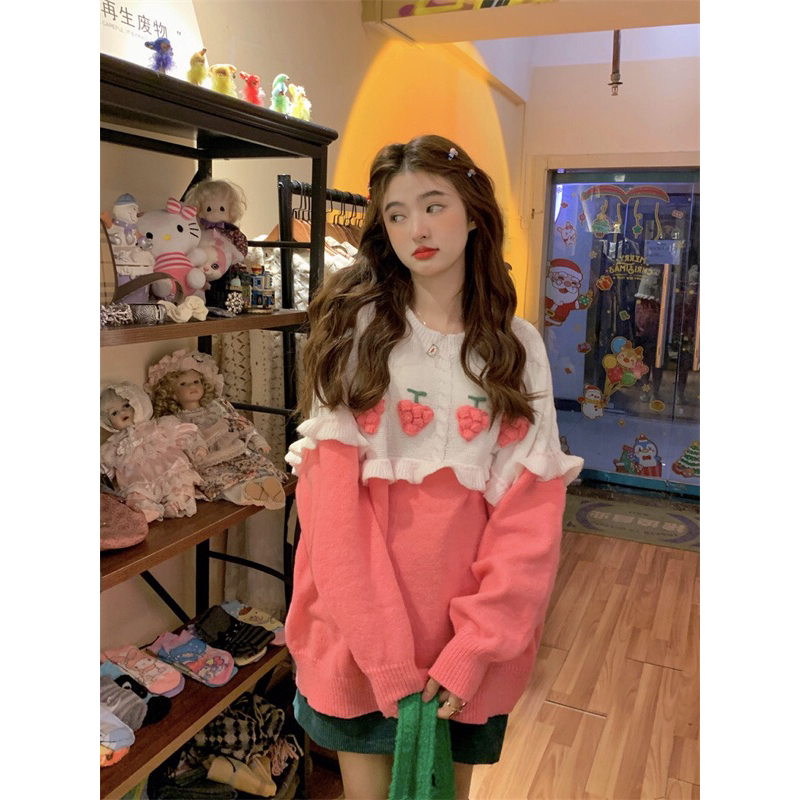 Áo len nho form rộng - Mii