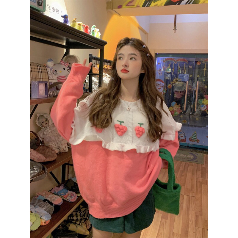 Áo len nho form rộng - Mii