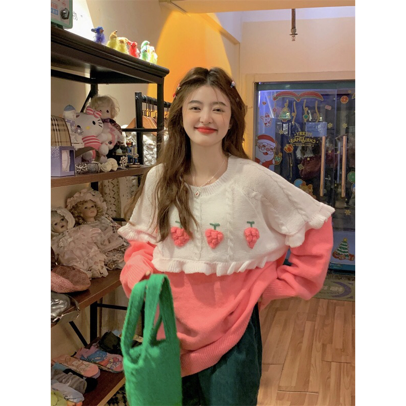 Áo len nho form rộng - Mii