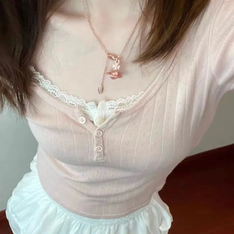 Áo dài tay hoa nhí Brandy Melville