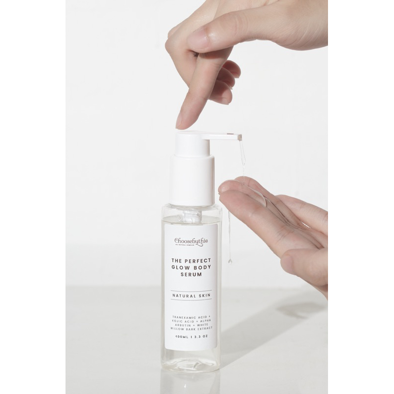 Tinh chất dưỡng trắng nhanh body Glow chai 100ml - Choosebythie