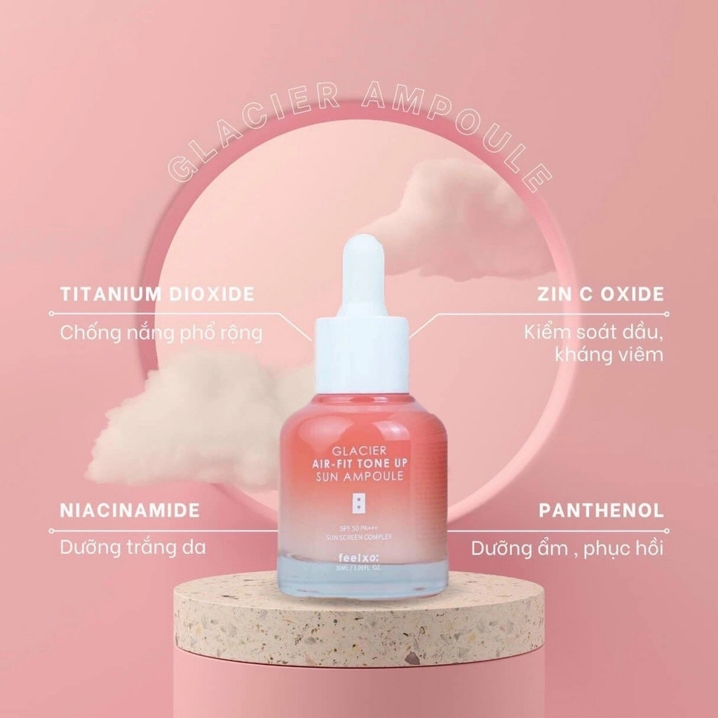 SERUM CHỐNG NẮNG NÂNG TONE GLACIER