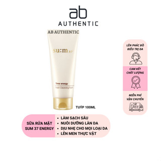 Sữa rửa mặt dịu nhẹ cho da nhạy cảm Sum 37 Time Energy Fresh Cleansing Foam - AB AUTHENTIC