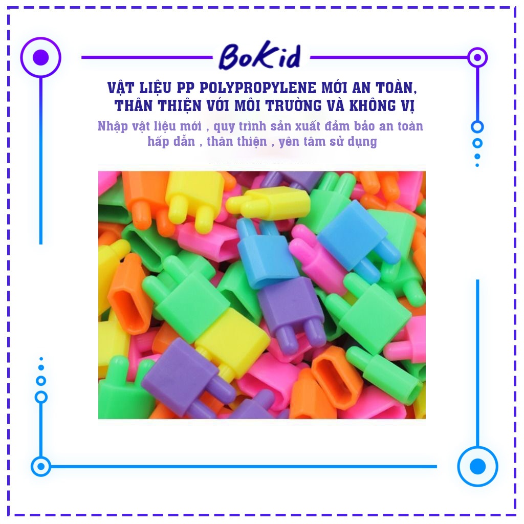 BỘ ĐỒ CHƠI LẮP GHÉP HÌNH VIÊN ĐẠN 420+ 400+ 300+ CHI TIẾT CÓ KÈM HỘP