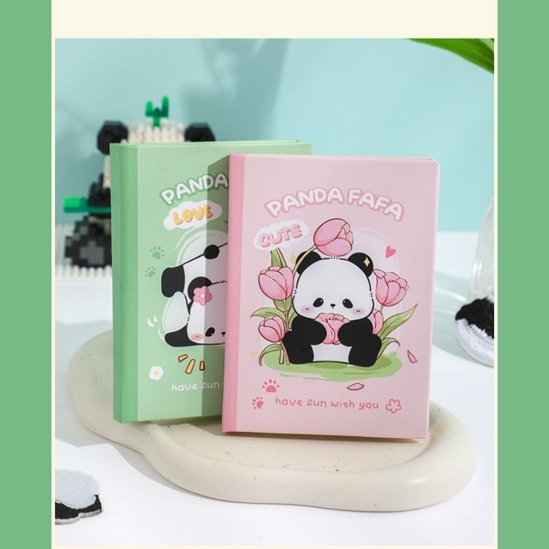 Sổ bìa cứng A7 gấu trúc panda 160 trang