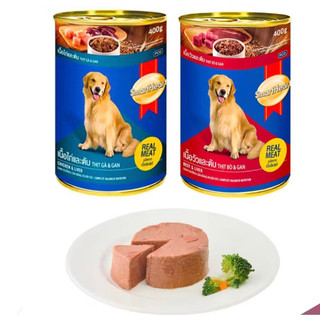 Pate cho chó smartheart dạng lon 400g