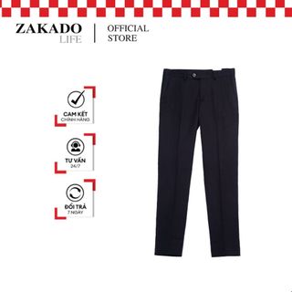 Quần âu nam zakado slim fit mềm mịn, cao cấp, basic, sang trọng