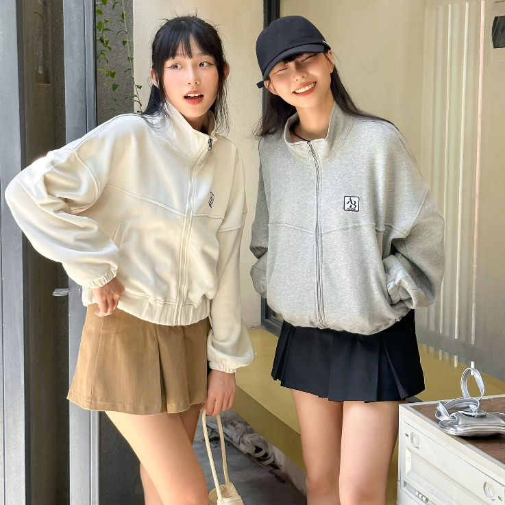 Áo khoác form croptop PRIMEE thời trang nữ