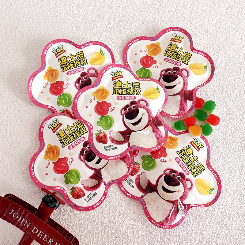 Kẹo Dẻo Trái Cây 3 Vị Gấu Dâu Lotso