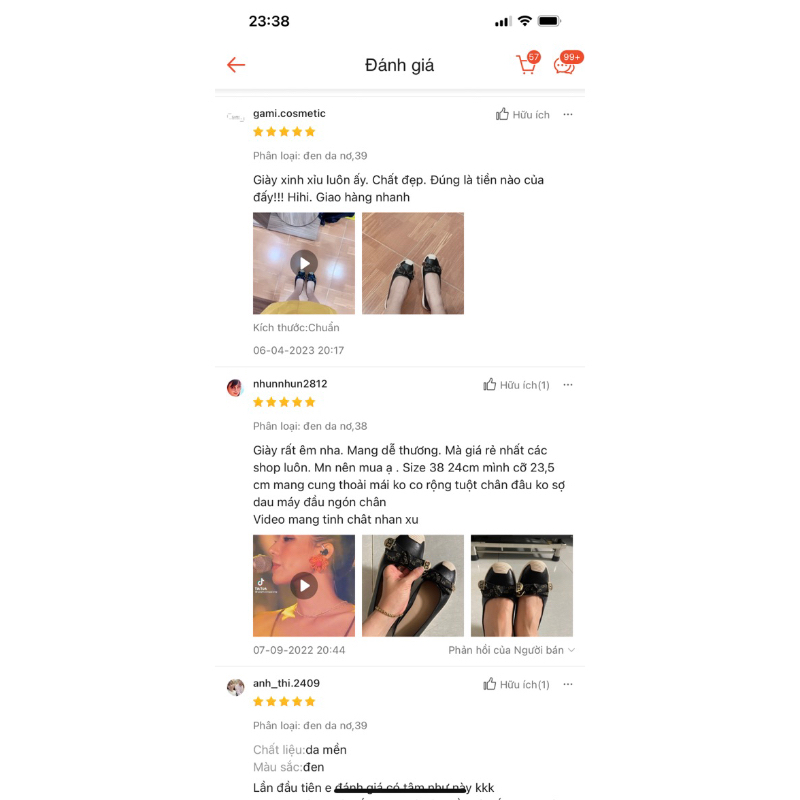 Free ship Giày búp bê nữ đế bệt phong cách hàn quốc fullbox