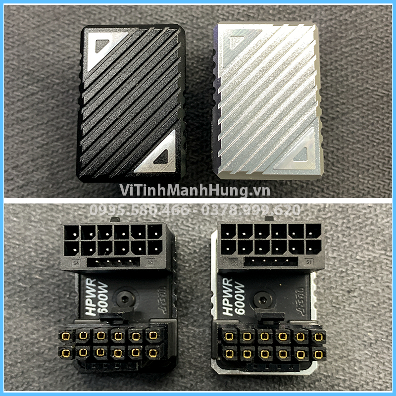 Đầu đảo góc 180 độ ULMOD cho VGA RTX 4090 / 4080 / 4070, 12 + 4 pin 12VHPWR.