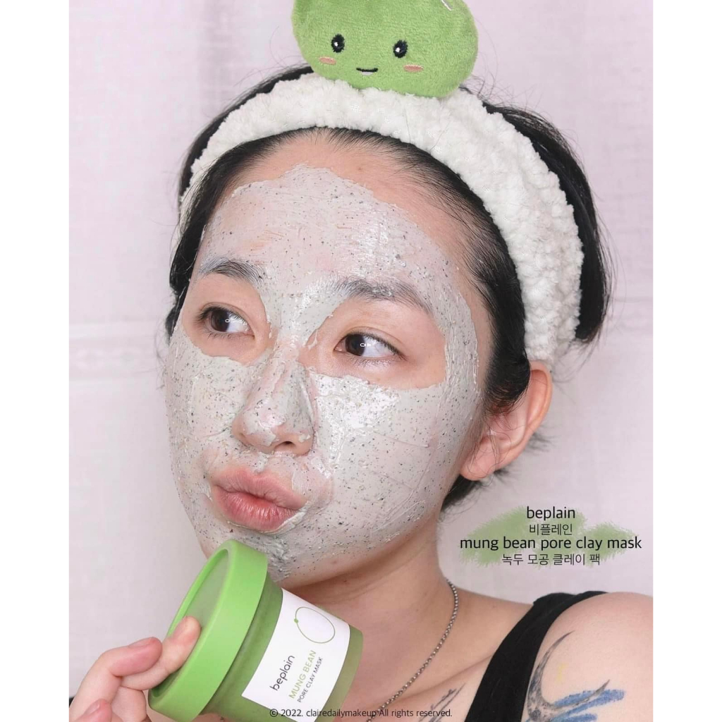 Mặt nạ Đậu xanh đất sét Beplain Mung Bean Pore Clay Mask