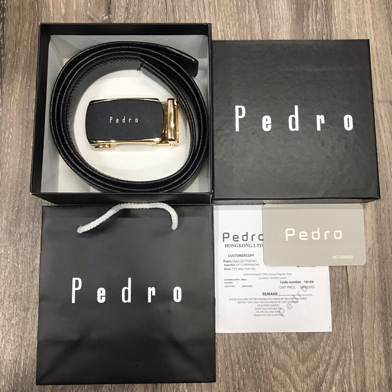 Thắt lưng da hàng full box cao cấp kèm túi giấy làm quà tặng cho nam