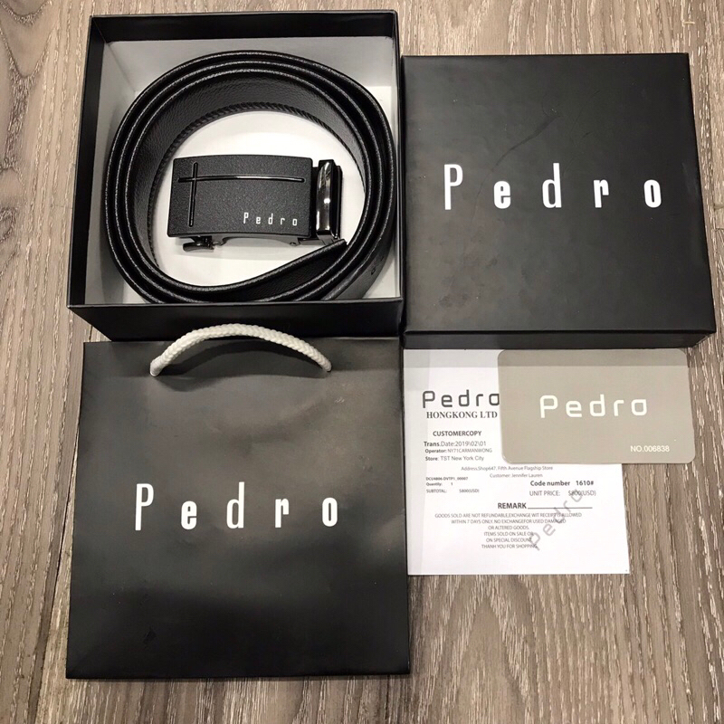 Thắt lưng da hàng full box cao cấp kèm túi giấy làm quà tặng cho nam