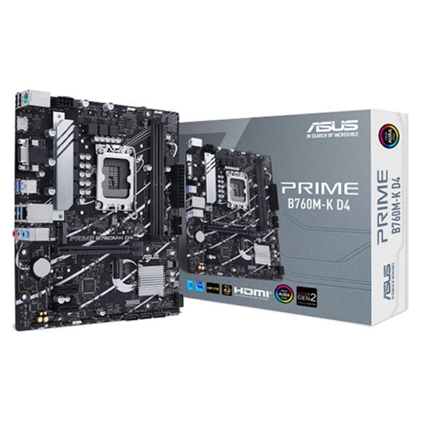 Mainboard Asus PRIME B760M-A, B760M-K 4 khe ram socket 1700 hàng chính hãng BH 36 tháng lỗi 1 đổi 1