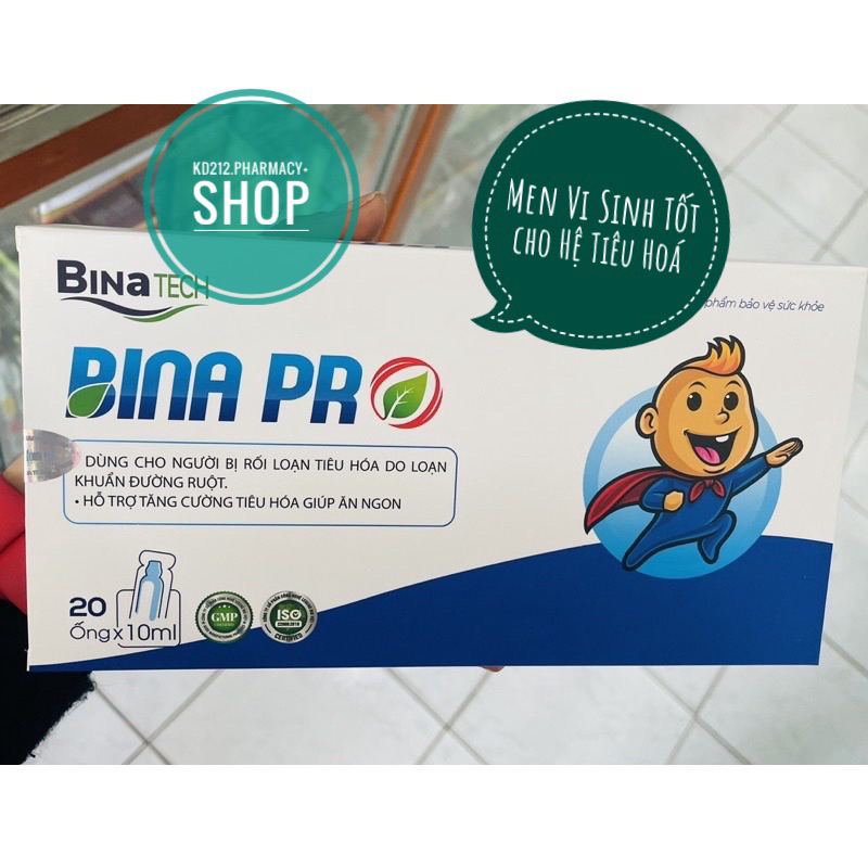 Men Vi Sinh BINA PRO H/20 ống