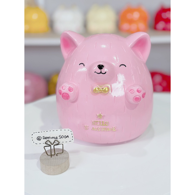 Ống tiết kiệm tạo hình Gấu mưa hoạt hình xinh xắn đáng yêu Tiệm Mẹ Soda