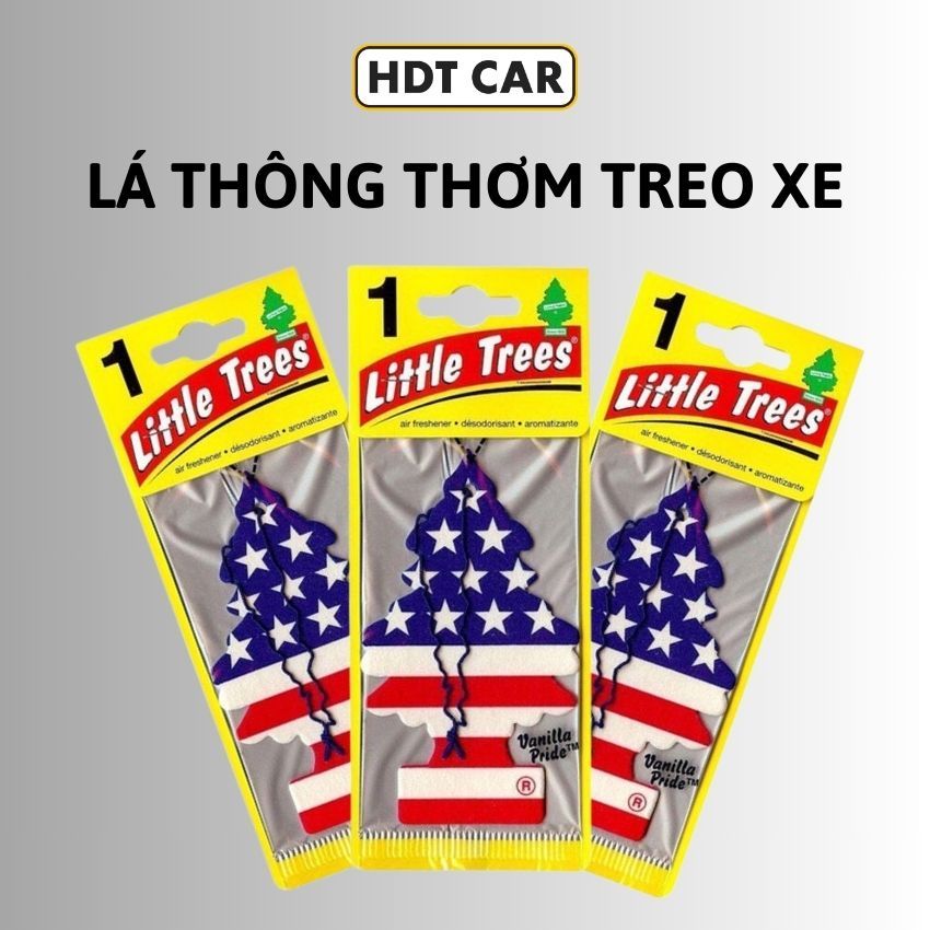 Cây Thông Thơm Treo Ô Tô, Tủ Quần Áo Khử Mùi - Lá Thông Thơm Little Trees Treo Xe Nhiều Mùi Hương