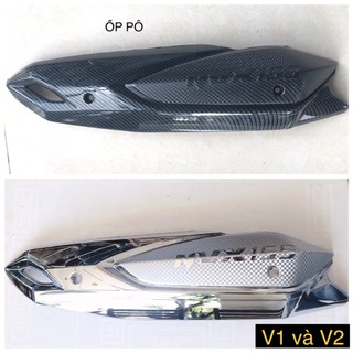 Ốp che pô nvx V1 và V2 (2016-2023) carbon, crom, Hàng loại I