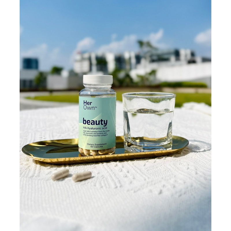 Viên căng bóng sáng da cấp nước chống oxy hóa Her Own 60 viên