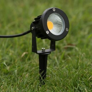 Bộ đèn LED  - Thay đổi góc chiếu ĐÈN LED RỌI CỎ ĐIỆN COB 5W Sân vườn, đèn rọi gốc cây, đèn trang trí tiểu cảnh - Chân gh