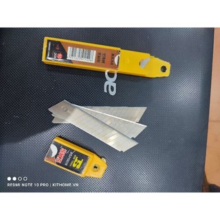 Dao dọc giấy | Lưỡi cắt dọc giấy | Lưỡi dao trổ | Hộp dao trổ 30 độ lưỡi dao dọc giấy, lưỡi thép cứng chất lượng cao
