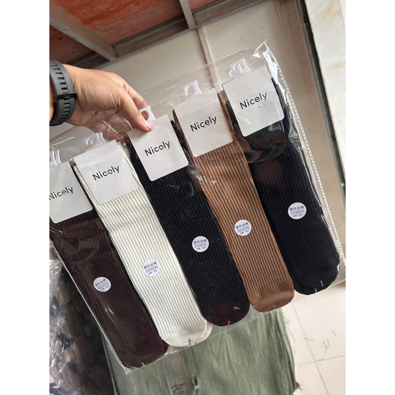 Tất Gối Len Tăm Vintage cho bé gái